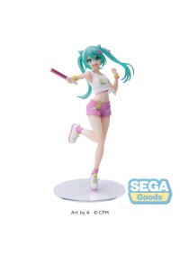 Figurine Luminasta Hatsune Miku Par Sega - Miku Live Cheer 21 CM